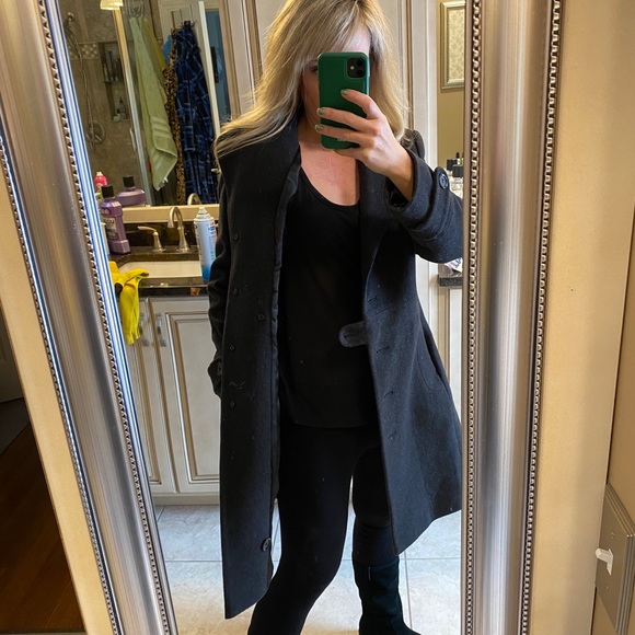 EC Preston & York CharcoalGrey wool coat - Picture 12 of 16